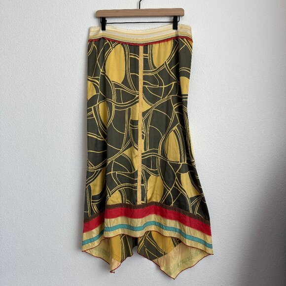 A Common Thread Silk Scarf Skirt - Picture 1 of 5